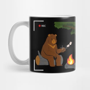 Grizzly Bear Enjoying Snack Mug